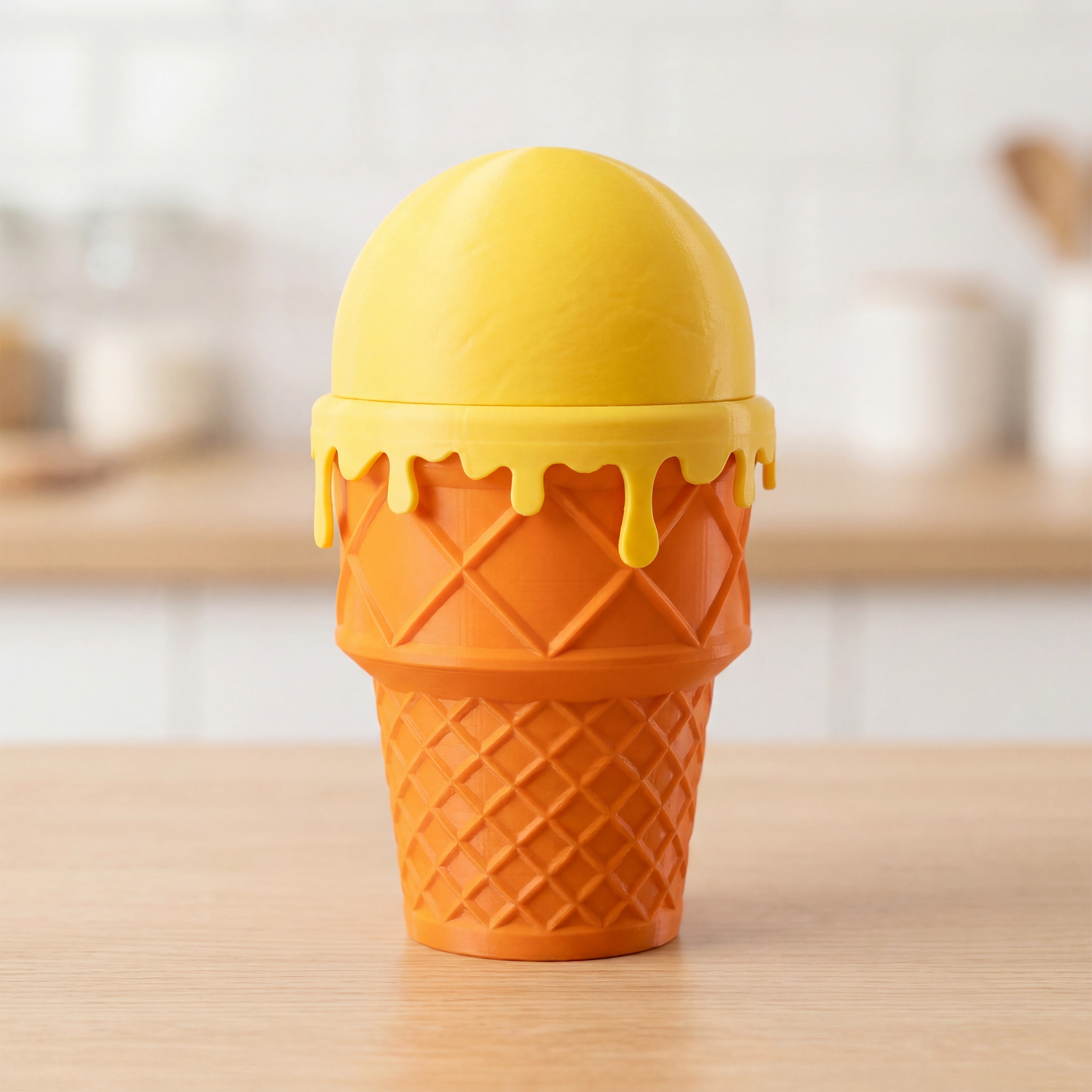 3D Ice Cream Container
