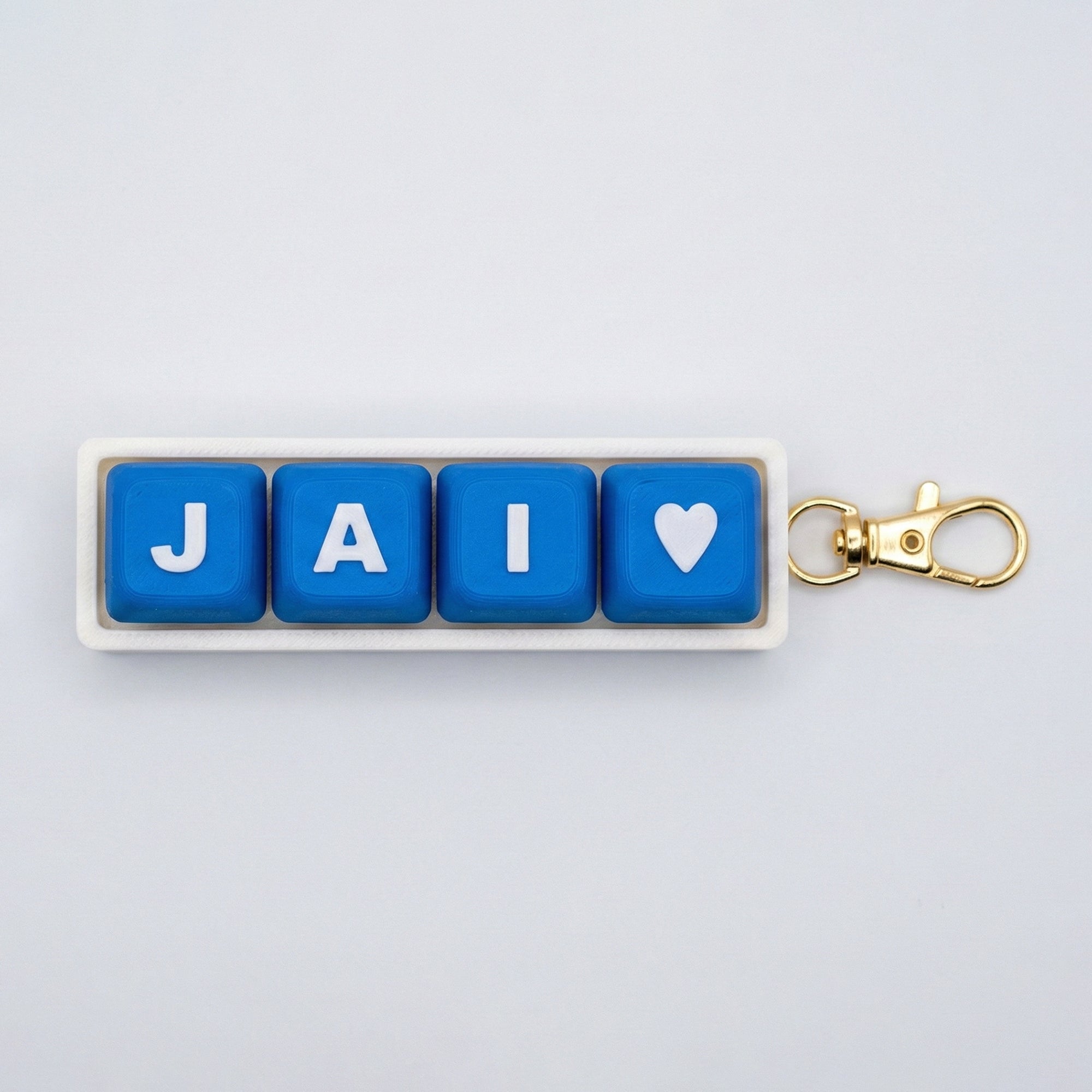 3D Printed Custom Keycaps Keychain