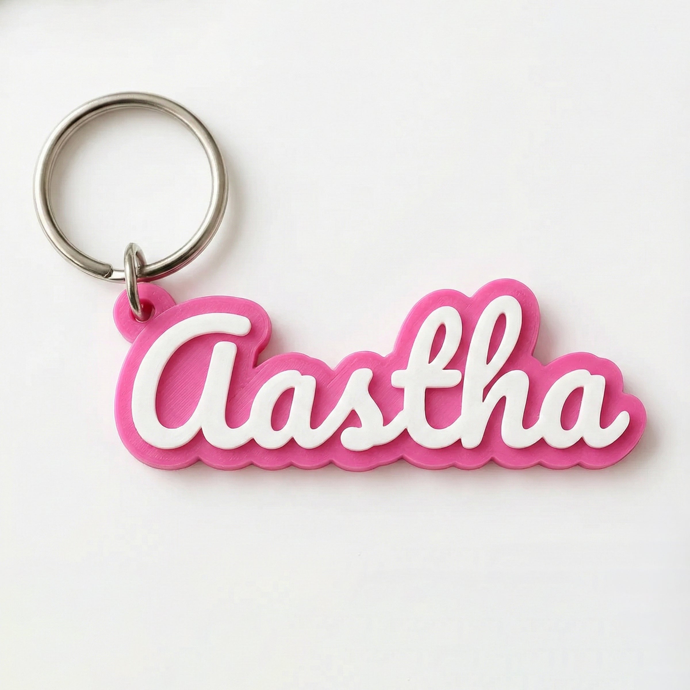 Personalized 3D Printed Name Keychain