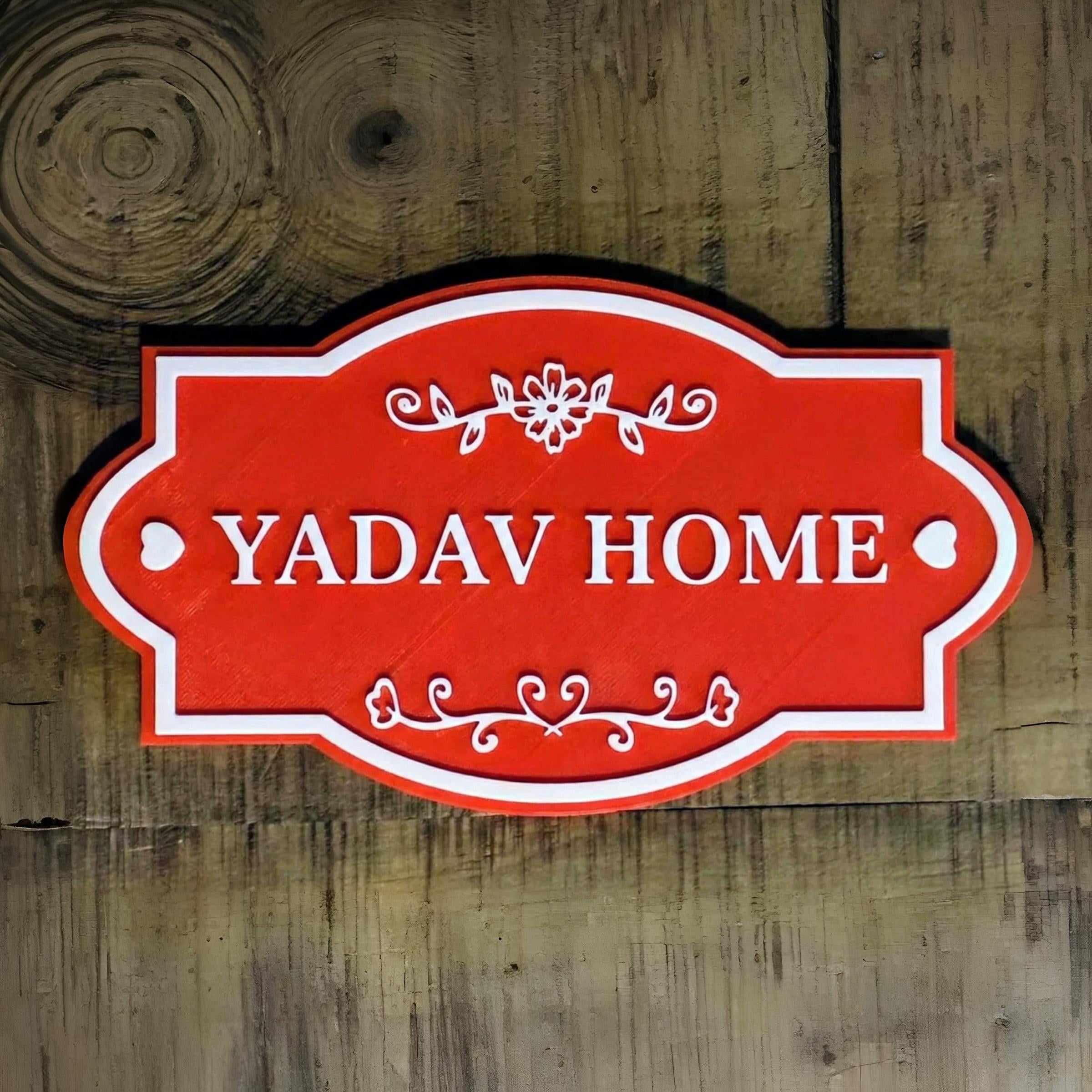 Custom Door Nameplate