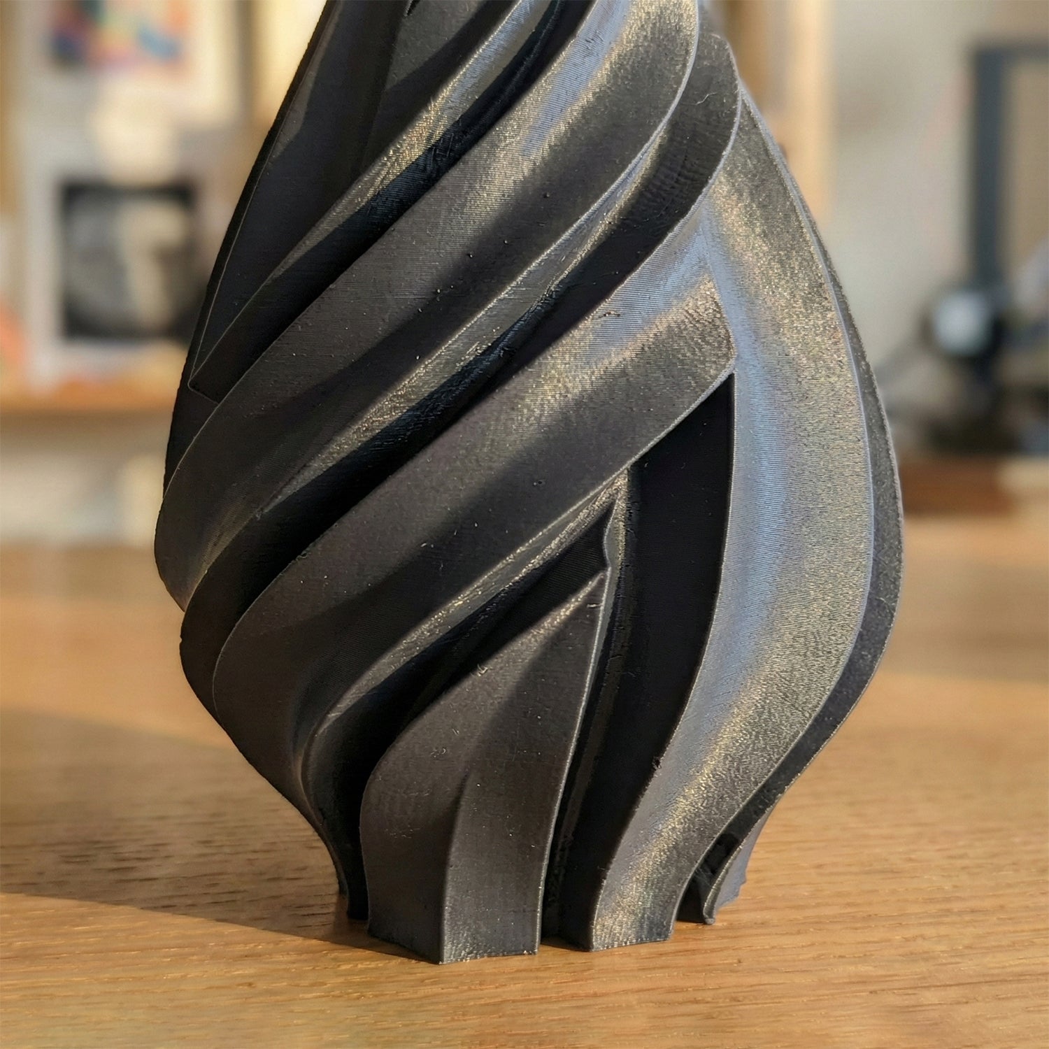 Spiral 3D Printed Decorative Vase