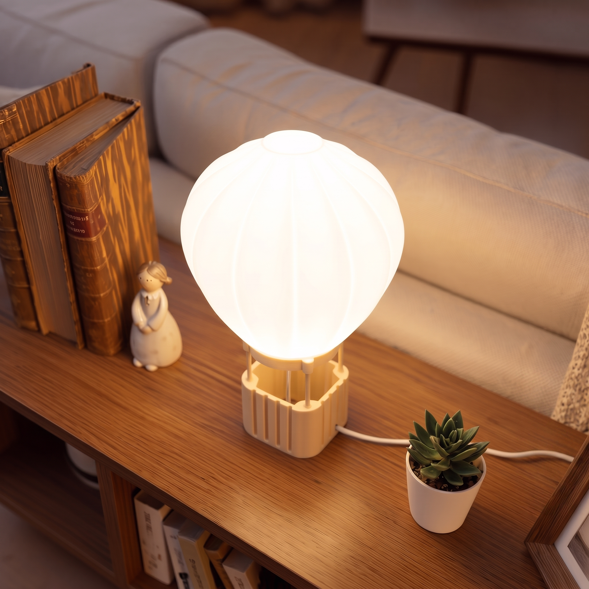 3D Printed Hot Air Balloon Lamp