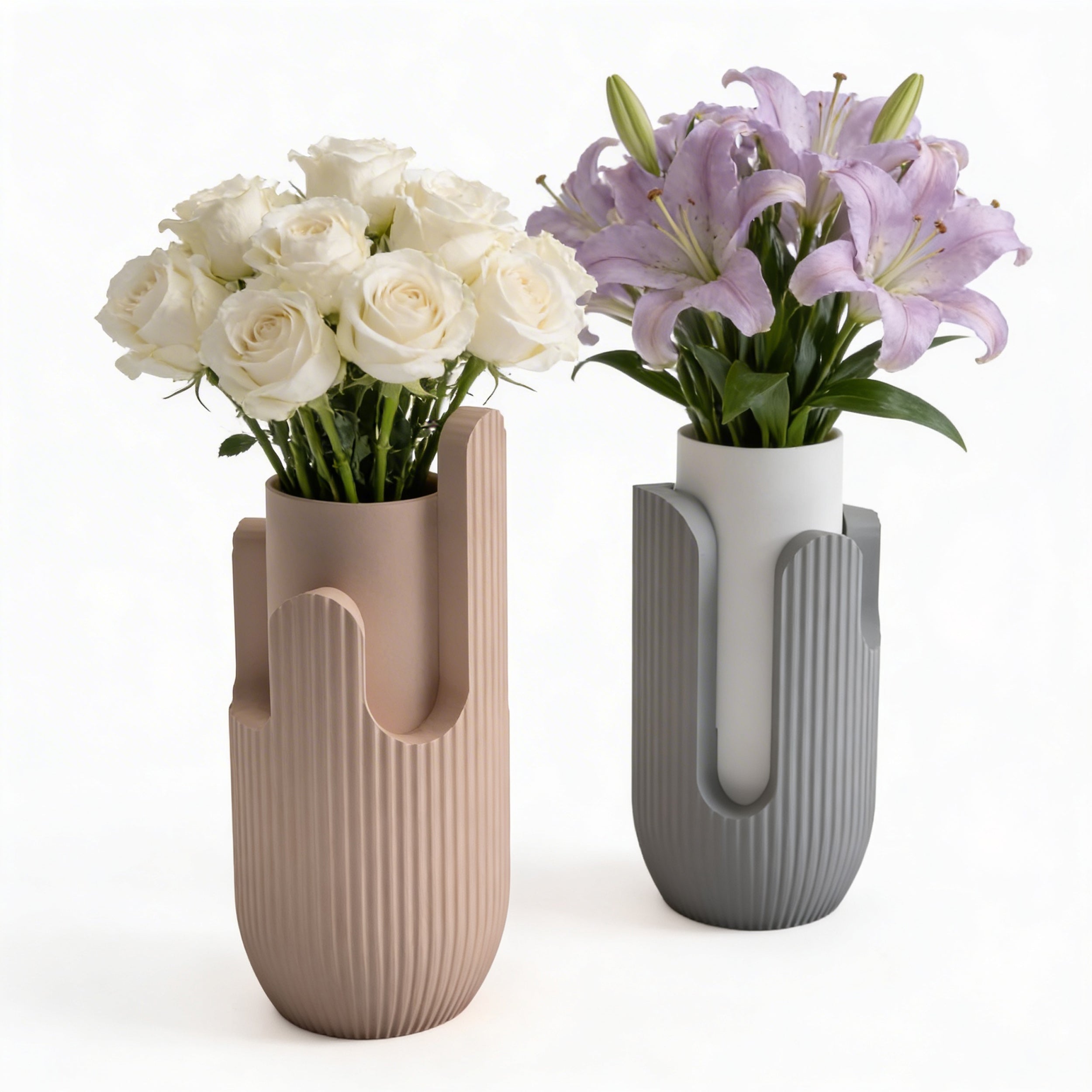 3D Printed Modular Fluted Vase