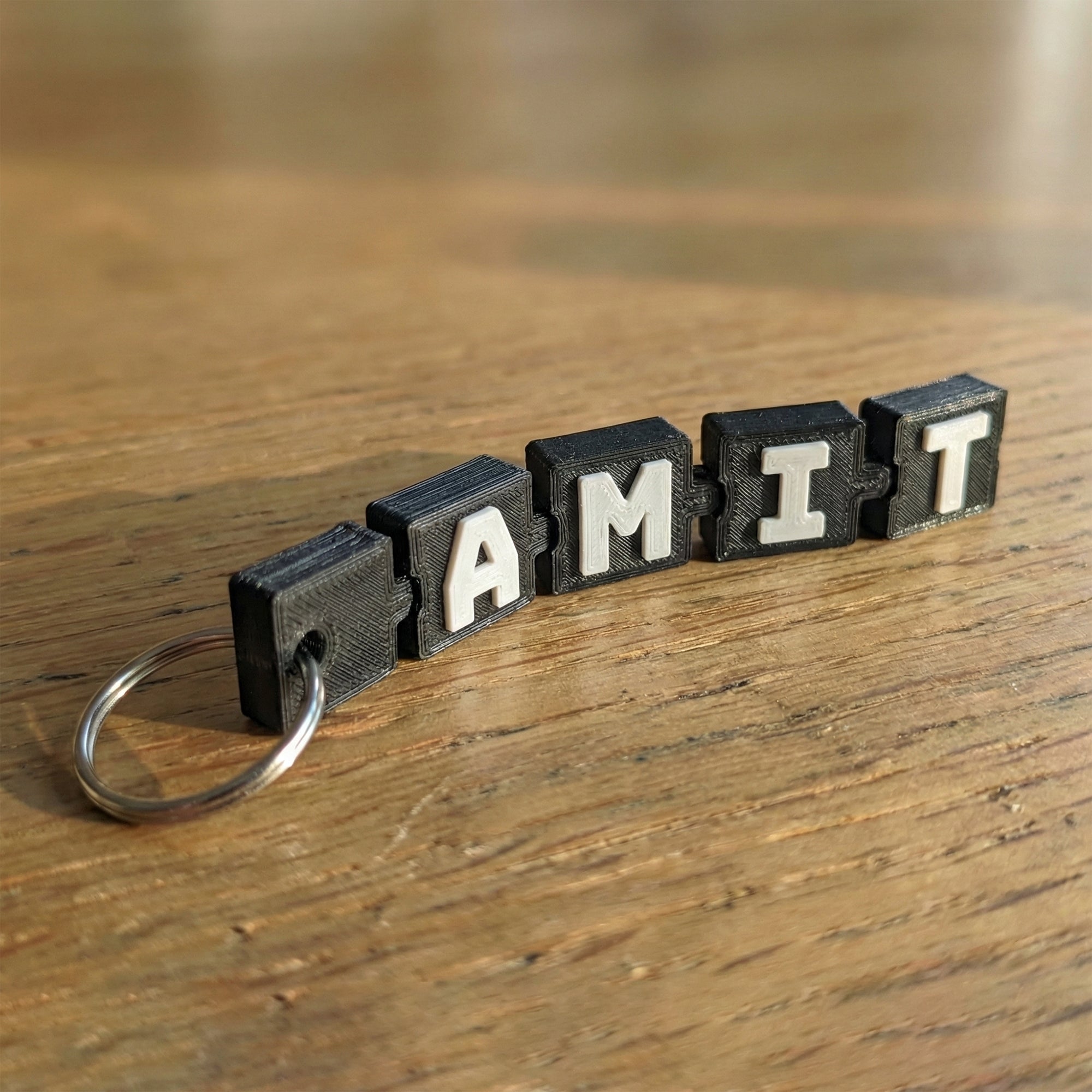 Interlock Custom Nameplate & Keychain