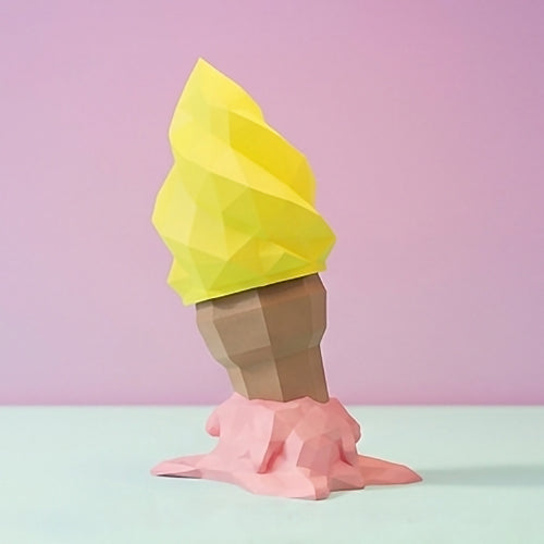 3D Printed Little Scoops Ice Cream Cone Lamp